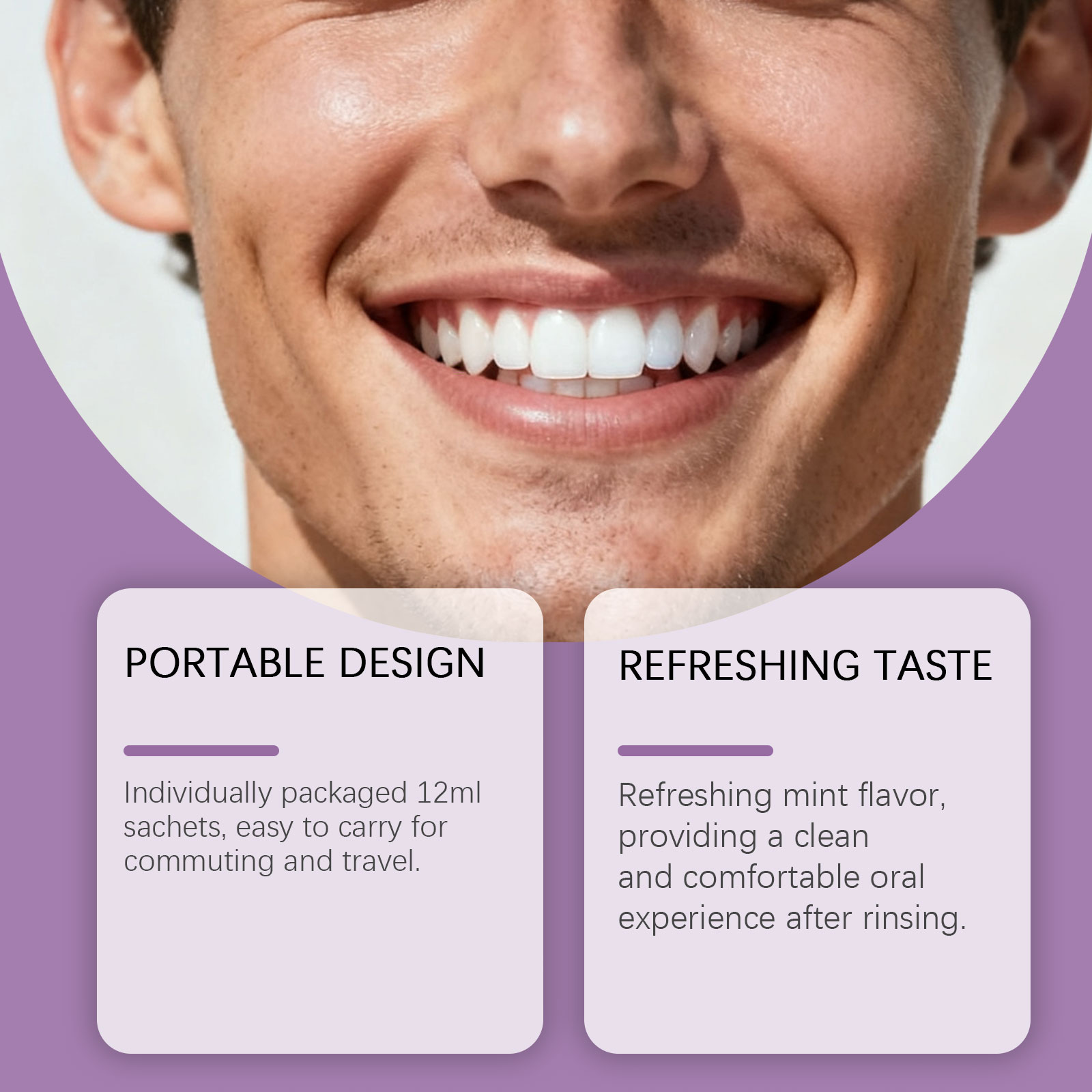 Collutorio viola per lo sbianc - Teeth Whitening Mouthwash recensione e prezzo
